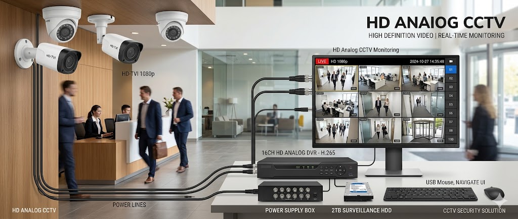 HD Analog Camera & DVR Setup Jaipur